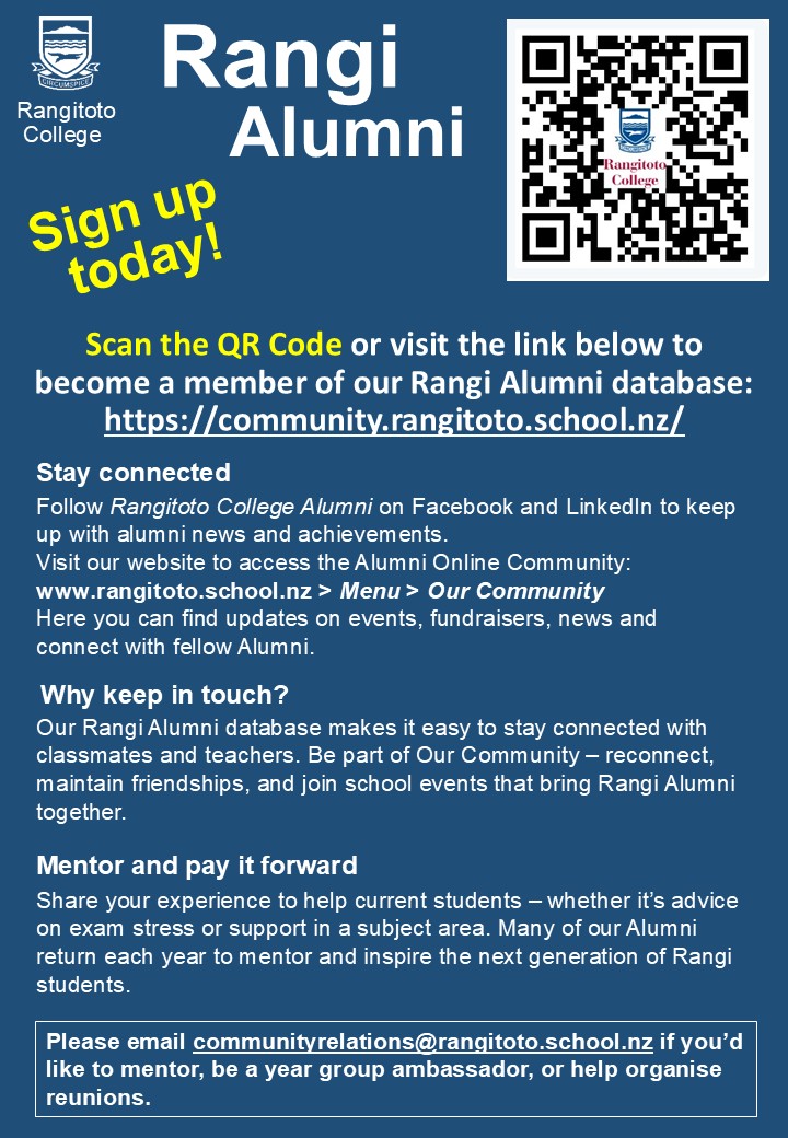 Leavers join our database